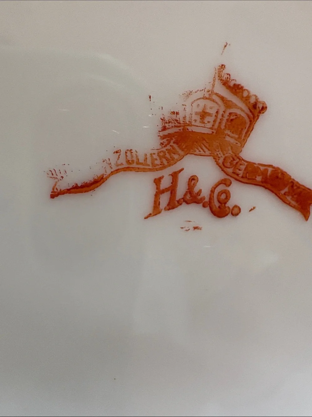 1895 Hohenzollern Chocolate Pot with lid.
